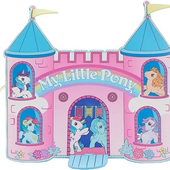 Loungefly My Little Pony Castle Crossbody Bag